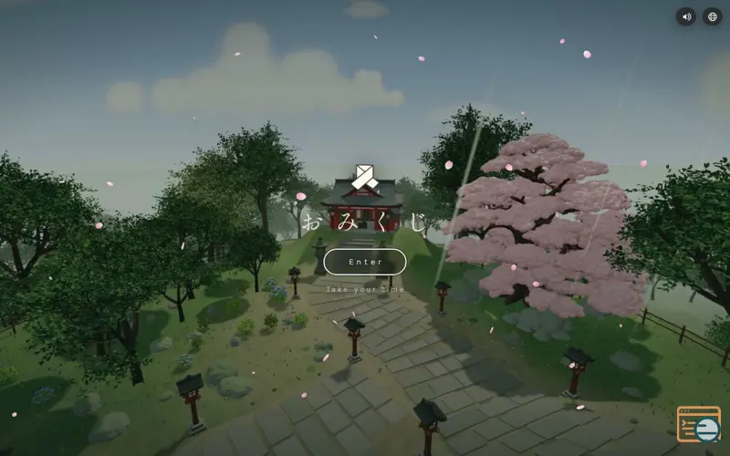 Screenshot of Omikuji