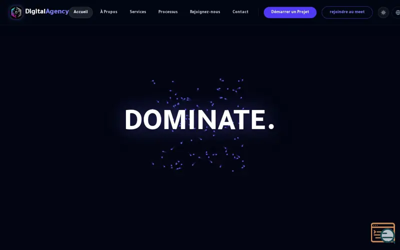 Screenshot of Digital Agency