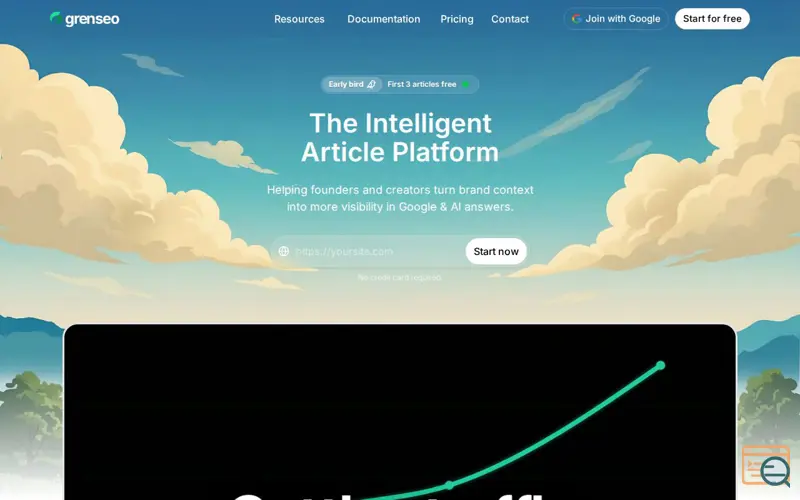 Screenshot of Grenseo