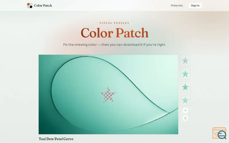 Screenshot of Color Patch - Endless Color Puzzle Game