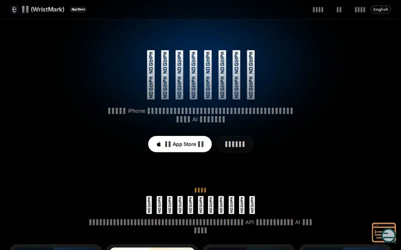 Screenshot of WristMark