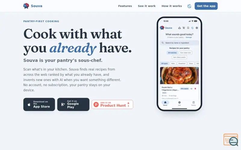 Screenshot of Souva