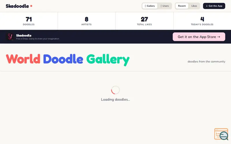 Screenshot of Skadoodle