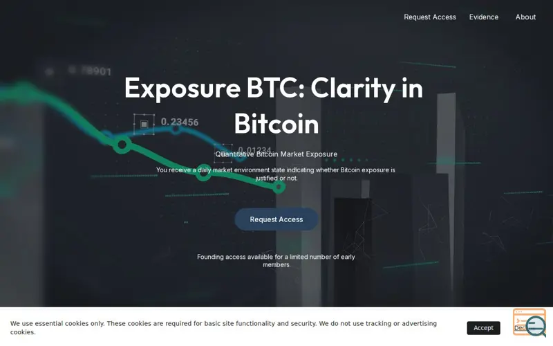Screenshot of Exposure BTC