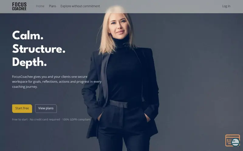 Screenshot of FocusCoachee