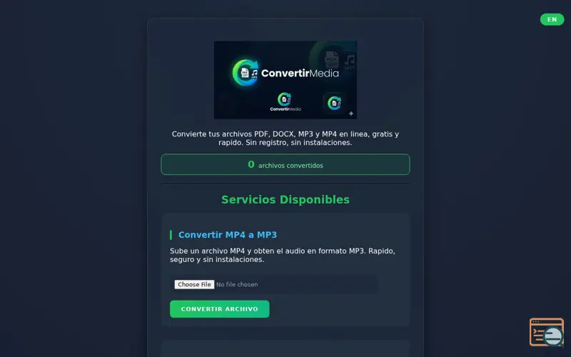 Screenshot of ConvertirMedia