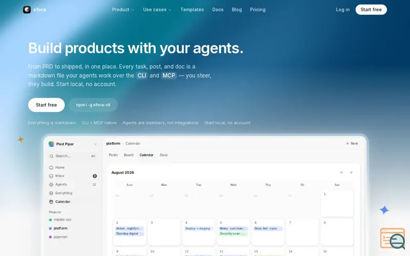 Screenshot of Sfora