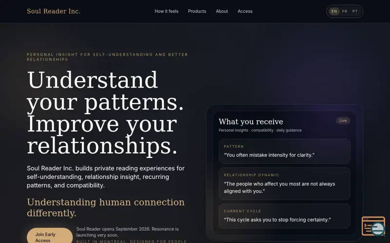 Screenshot of Soul reader 