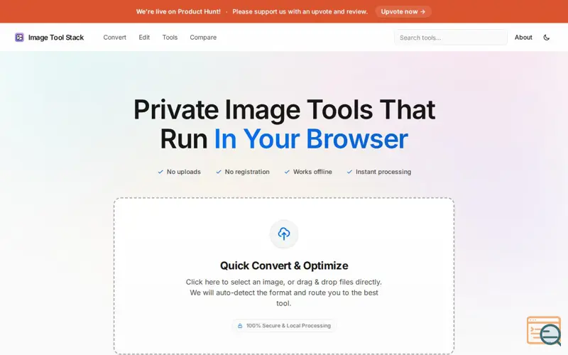 Screenshot of Online Image Tools