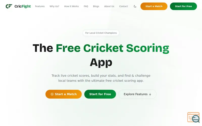 Screenshot of CricFight