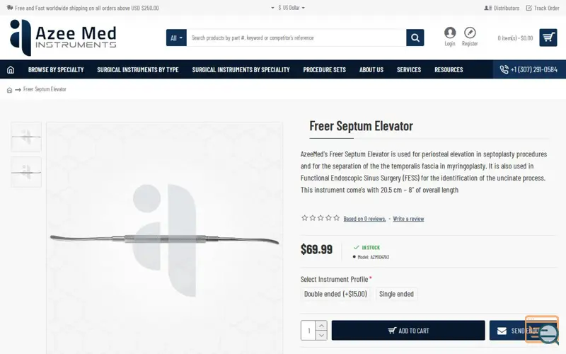 Screenshot of freer septum elevator