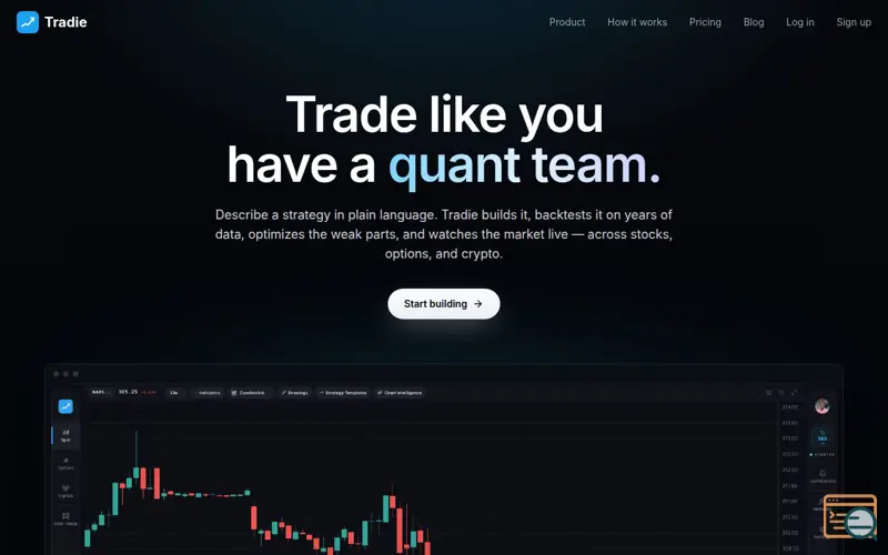 Screenshot of Tradie Capital