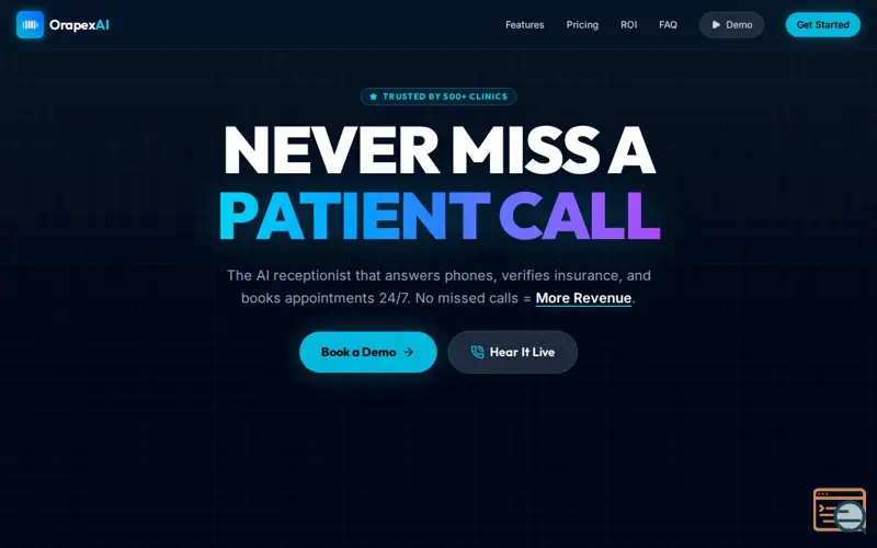 Screenshot of OrapexAI