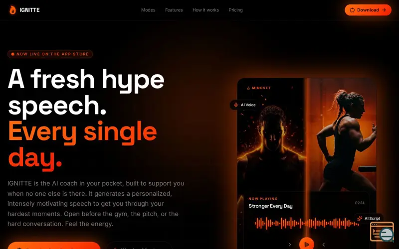 Screenshot of IGNITTE
