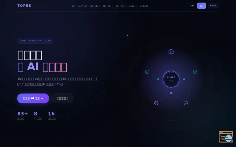Screenshot of GEO Audit