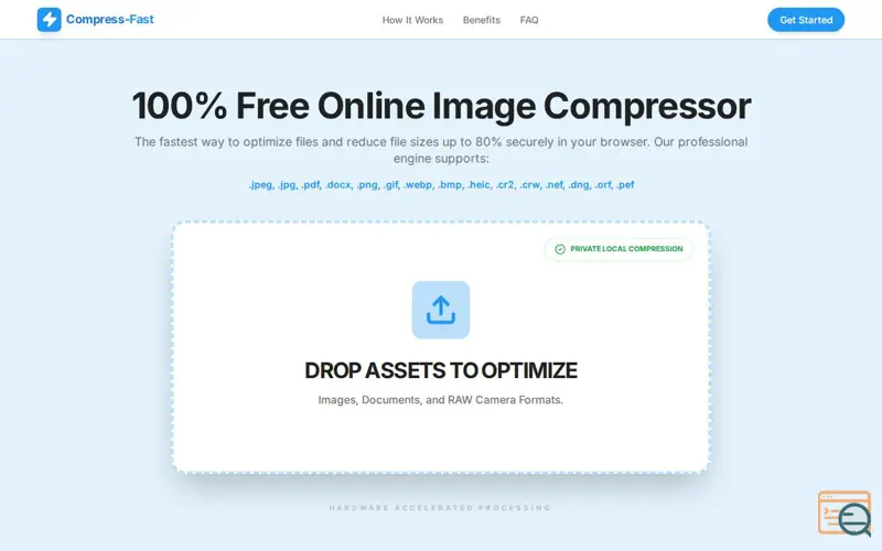 Screenshot of Compress-Fast