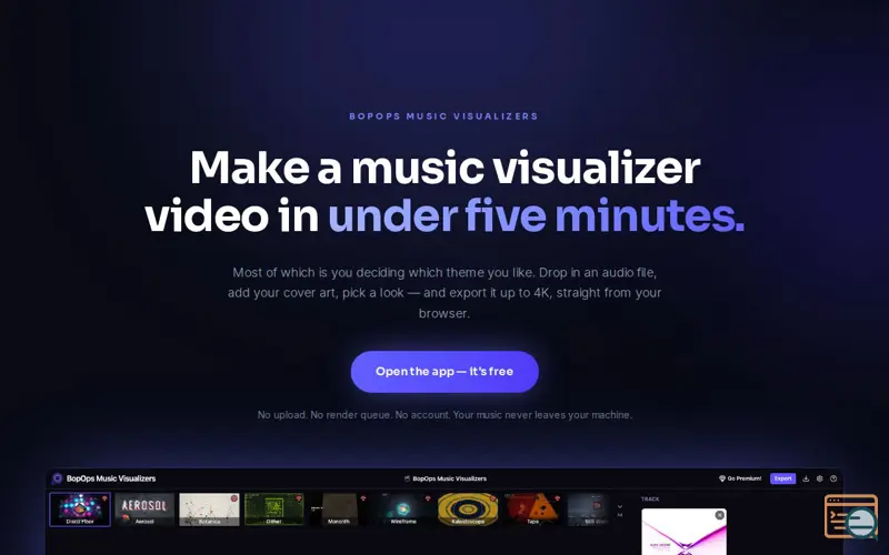 Screenshot of BopOps