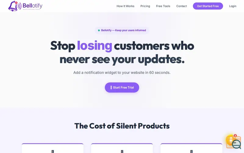 Screenshot of Bellotify