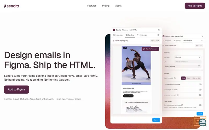 Screenshot of Sendra