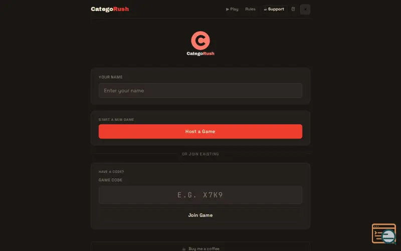 Screenshot of CategoRush