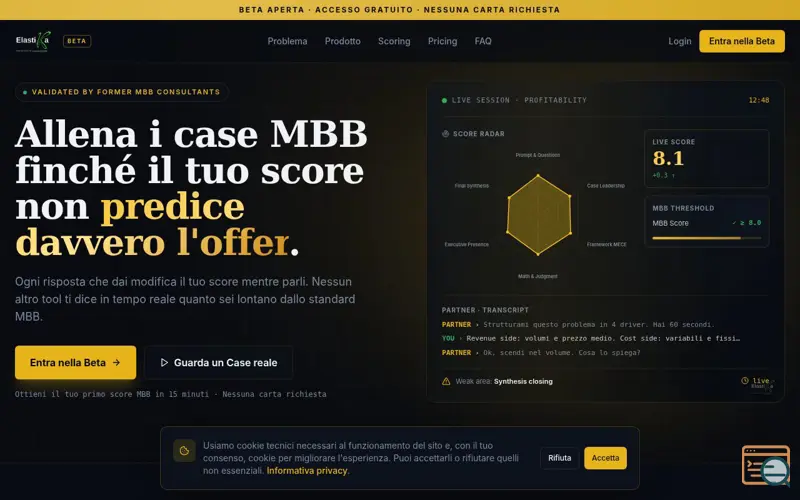 Screenshot of Elastika
