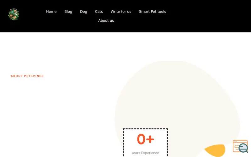 Screenshot of petsvines.com