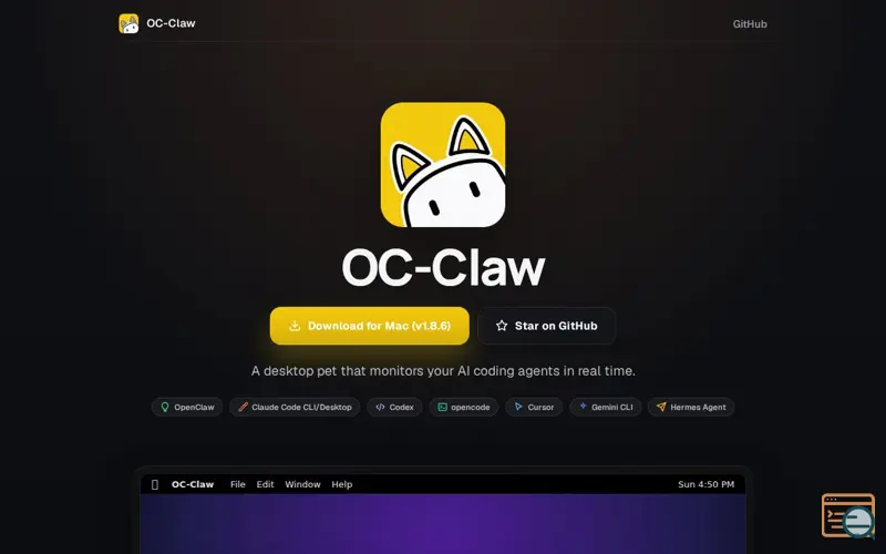 Screenshot of OC-Claw