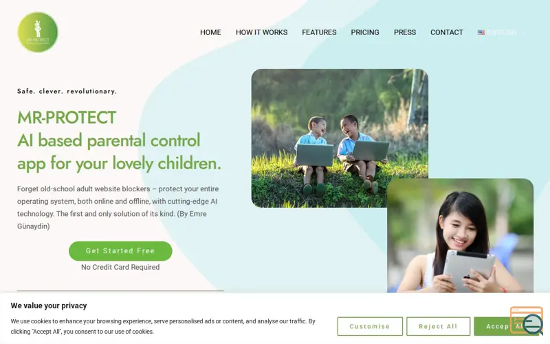 Screenshot of mr-protect.com
