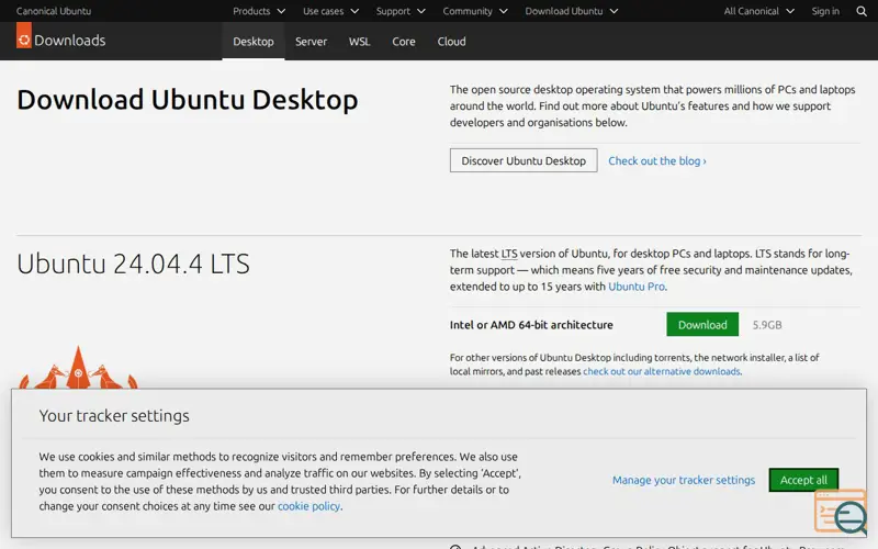 Screenshot of Ubuntu 26.04 Resolute Raccoon, a launch using DigitalOcean Spaces