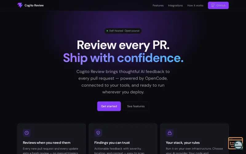 Screenshot of Cogito Review