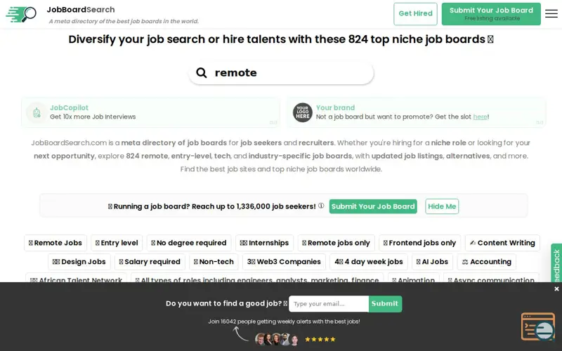 Screenshot of Jobboardsearch