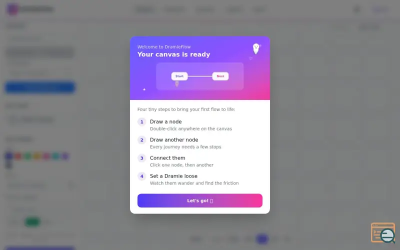 Screenshot of DramieFlow