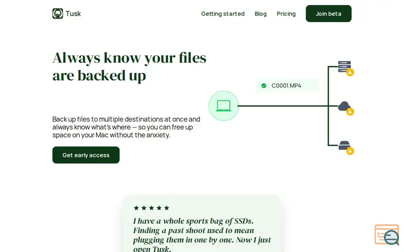 Screenshot of Tusk