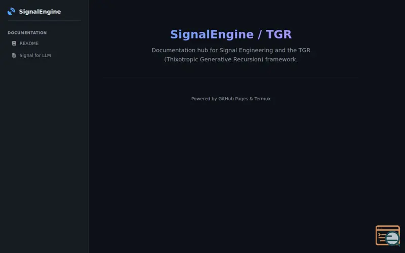 Screenshot of Signal for LLM