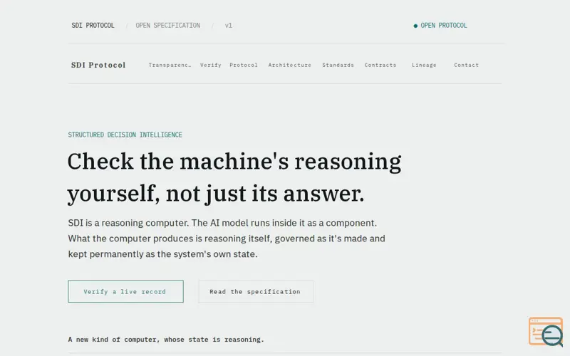 Screenshot of Sdi-protocol