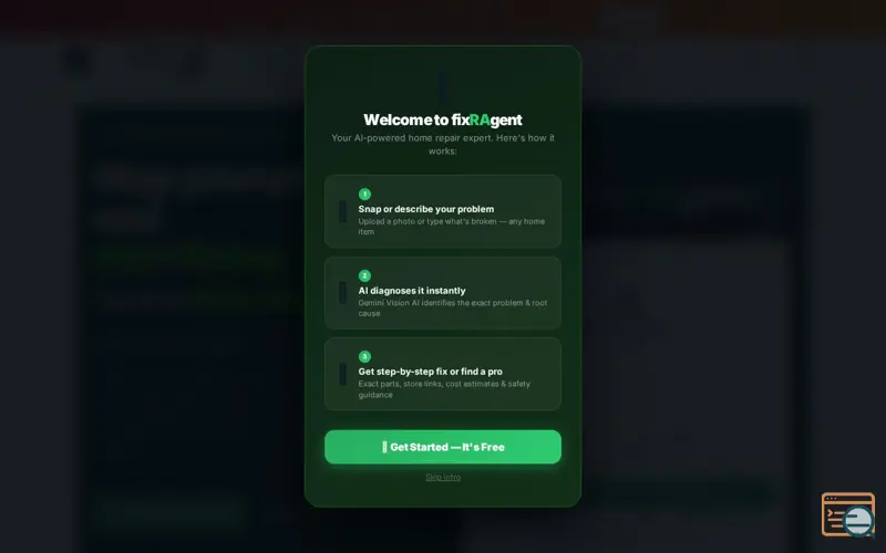 Screenshot of FixRAgent