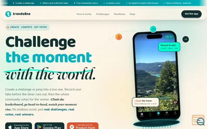 Screenshot of Trendoline 2.0
