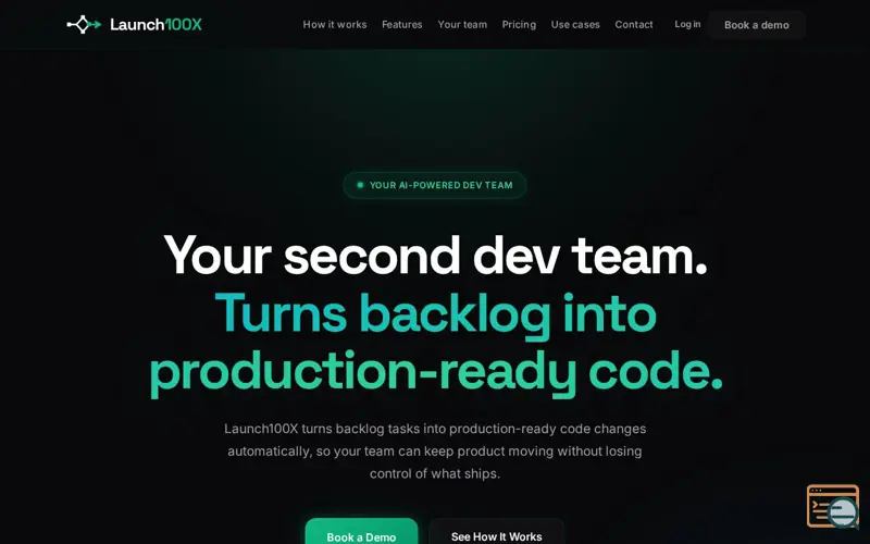 Screenshot of Launch100X