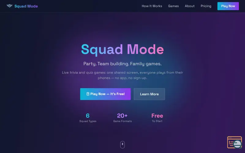 Screenshot of Squad Mode