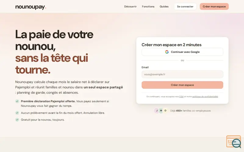 Screenshot of Nounoupay