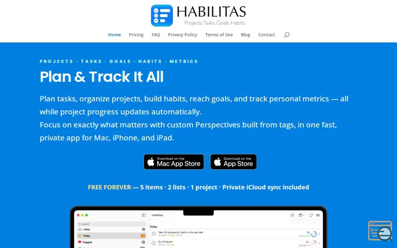 Screenshot of Habilitas