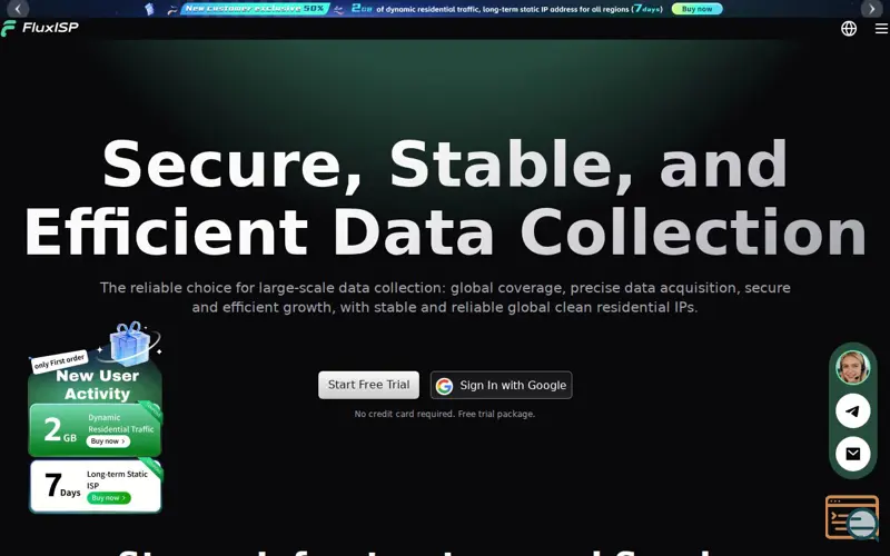Screenshot of Fluxisp