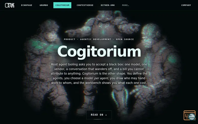 Screenshot of Cogitorium