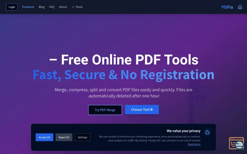 Screenshot of PDFix