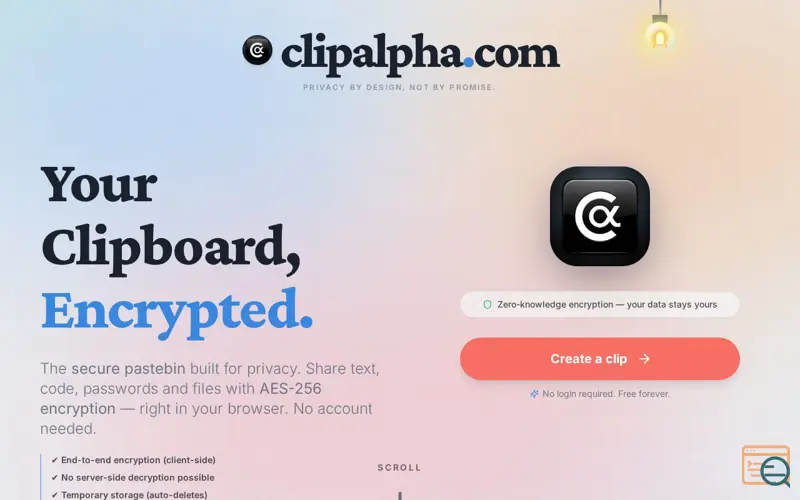 Screenshot of clipalpha.com