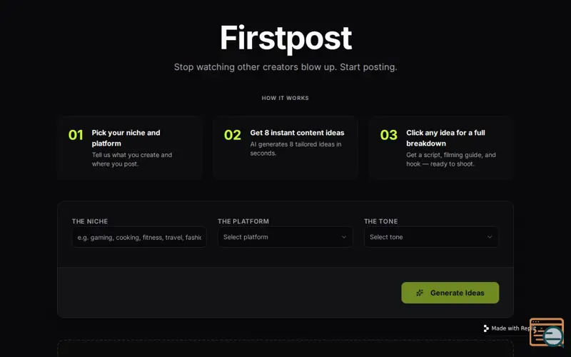 Screenshot of Firstpost