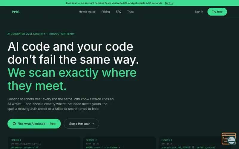 Screenshot of Prbl