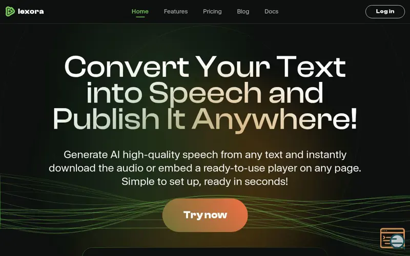 Screenshot of Lexora