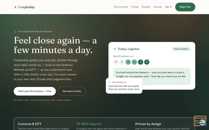 Screenshot of Coupleship