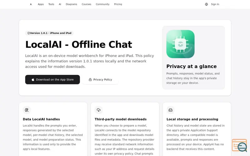 Screenshot of LocalAI - Offline Chat